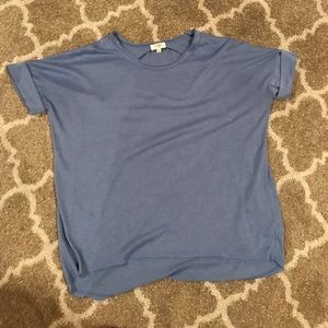 Blue tee